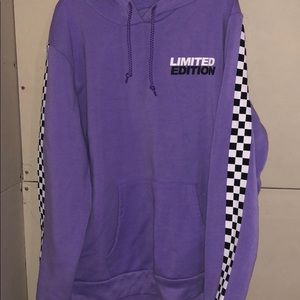 purple “limited edition” hoodie